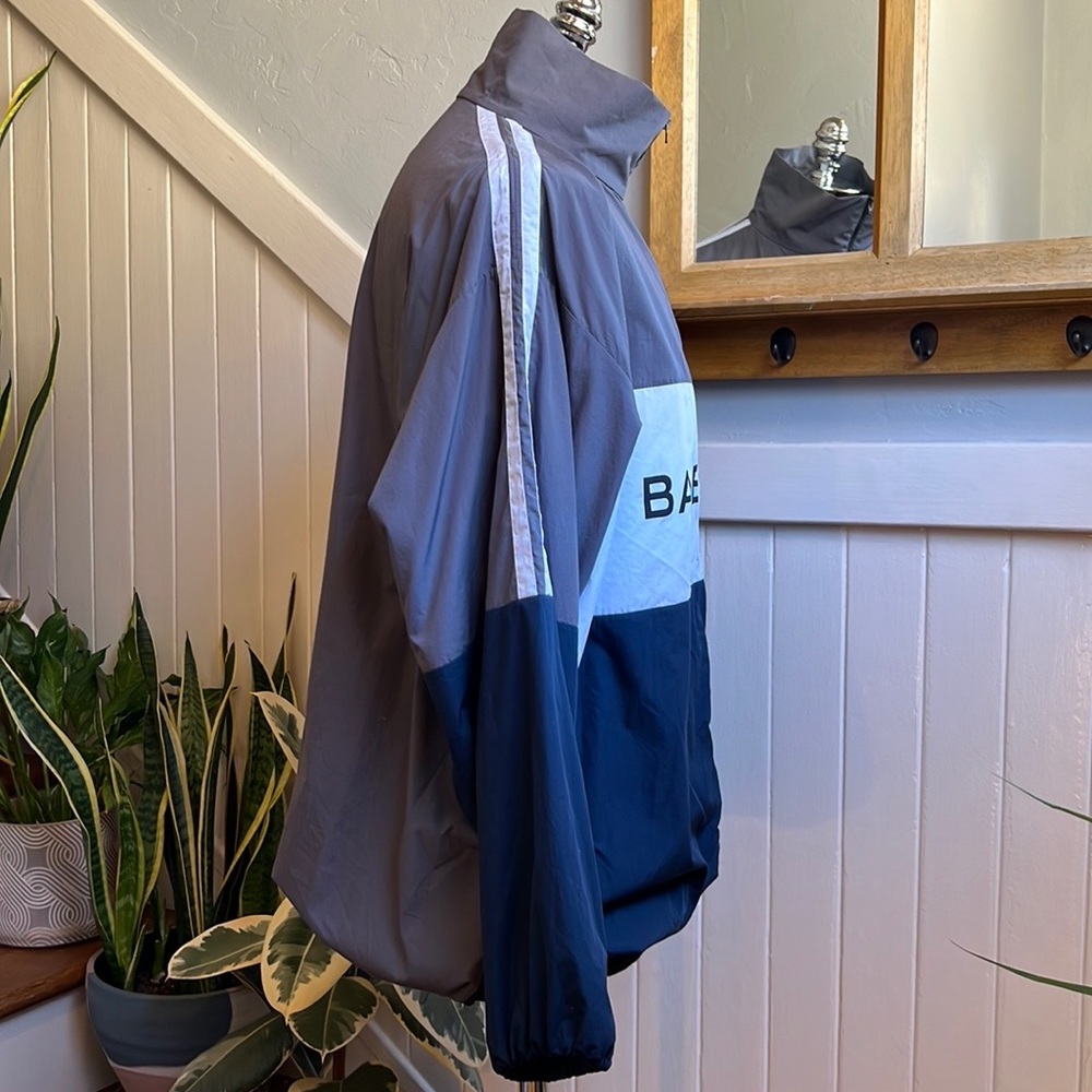 BALENCIAGA Colorblocked Cotton Oversized Track Jacket - Picture 10 of 16